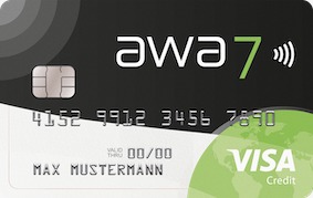 awa7® Visa Kreditkarte