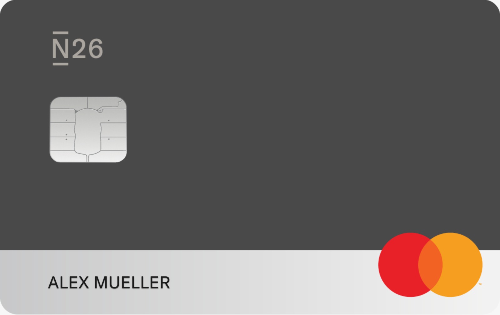 N26 Mastercard-Konten und Kreditkarten